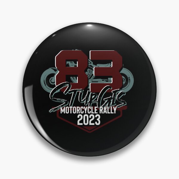 Item preview, Logo style 83rd Sturgis South Dakota Motorcycle Rally 2023 designed and sold by PincGeneral.