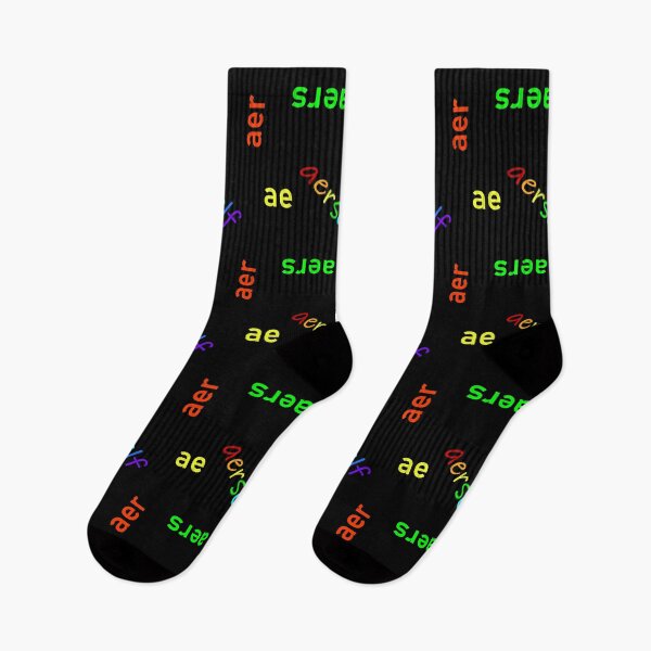 Item preview, Ae/Aer Rrainbow Pronouns designed and sold by Pyrolitheus.