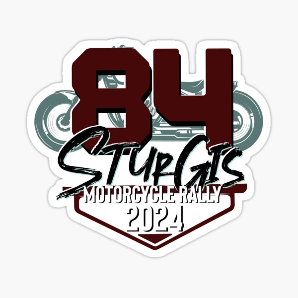 "Logo style 84th Sturgis South Dakota Motorcycle Rally 2023" Sticker