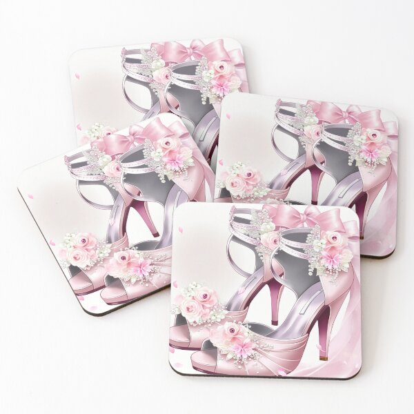 Item preview, Her Pink Wedding Shoes designed and sold by duke818.