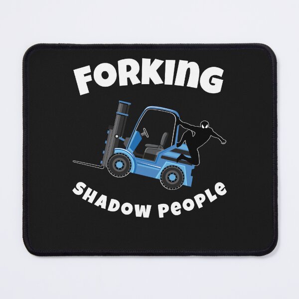 Item preview, Forklift Ninja, Forking Shadow People NFBW designed and sold by TeamsterLife.