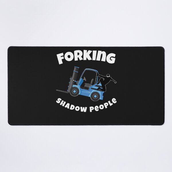 Item preview, Forklift Ninja, Forking Shadow People NFBW designed and sold by TeamsterLife.