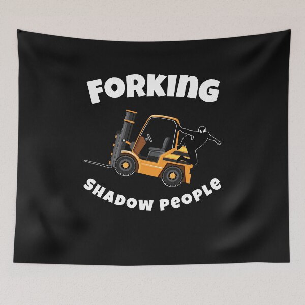 Item preview, Forklift Ninja, Forking Shadow People NFGW designed and sold by TeamsterLife.
