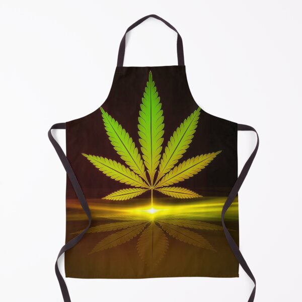 Item preview, Pot Leaf Reflection - Cannabis Marijuana Sativa Leaf  Weed Design designed and sold by CannaCreative.