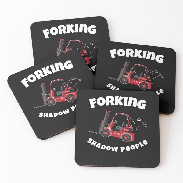 Item preview, Forklift Ninja, Forking Shadow People NFRW designed and sold by TeamsterLife.