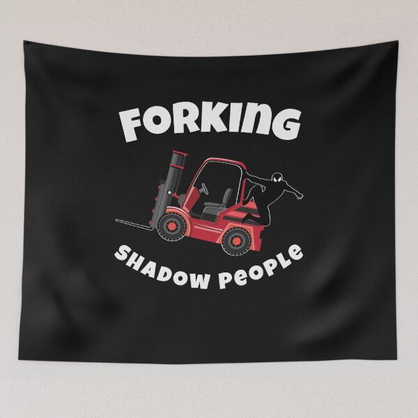 Item preview, Forklift Ninja, Forking Shadow People NFRW designed and sold by TeamsterLife.