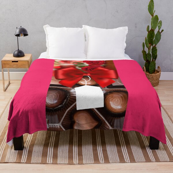 Item preview, Valentine's Day chocolate & roses present yoga mat designed and sold by 1WilanrodStudio.