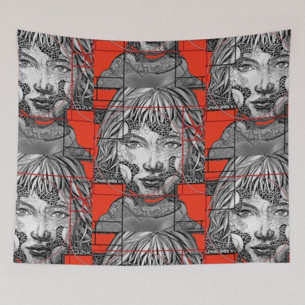 Item preview, Fine art drawing face off illustration portraits Technics. designed and sold by Dodern.