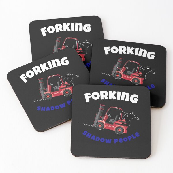 Item preview, Forklift Ninja, Forking Shadow People NFWRB designed and sold by TeamsterLife.