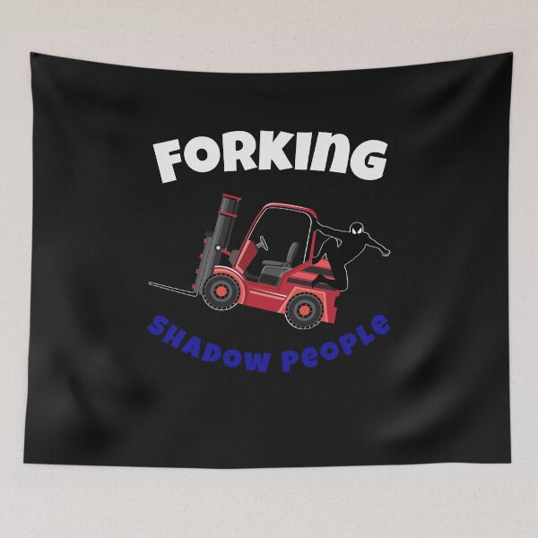 Item preview, Forklift Ninja, Forking Shadow People NFWRB designed and sold by TeamsterLife.