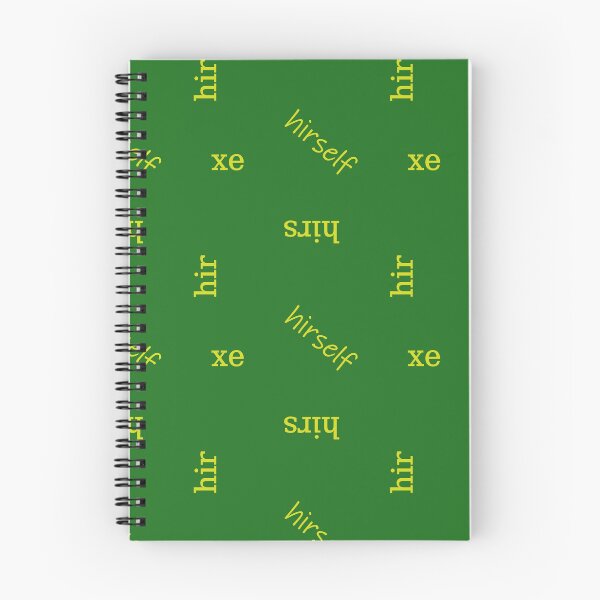 Aperçu de l'œuvre Xe/Hir/Hirs Pronoms verts créée et vendue par Pyrolitheus.
