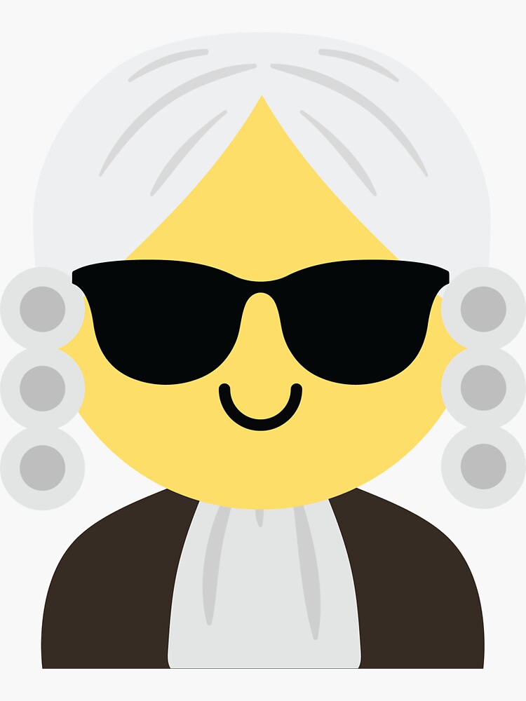 "Lawyer Emoji " Sticker by HippoEmo Redbubble