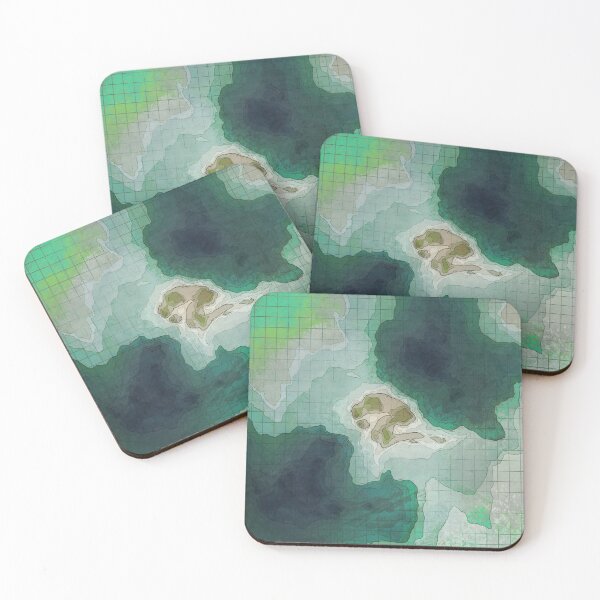 Item preview, topographic - island designed and sold by teslu.