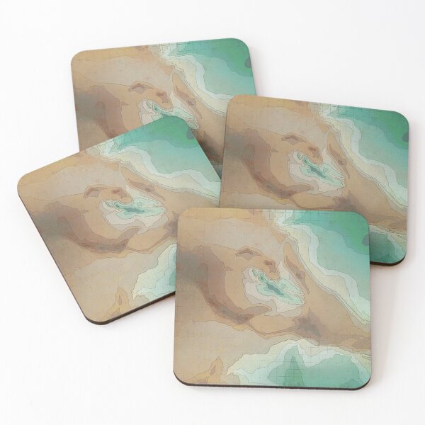 Item preview, topographic - coastal designed and sold by teslu.
