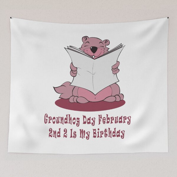 Item preview, Groundhog Day February 2nd 2 Is My Birthday  designed and sold by Soudesign99.
