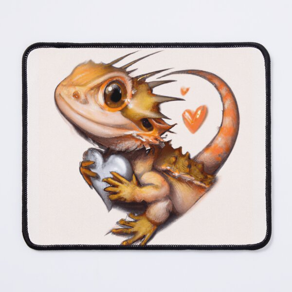 Item preview, Baby Bearded Dragon Loves Me designed and sold by Lilieae.