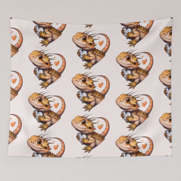 Item preview, Baby Bearded Dragon Loves Me designed and sold by Lilieae.