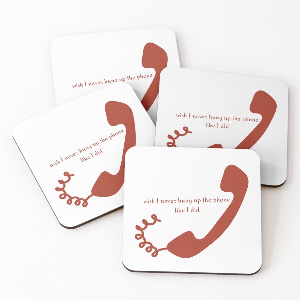 Item preview, "Wish I never hung up the phone" | I Wish You Would designed and sold by the midnight sea shop.