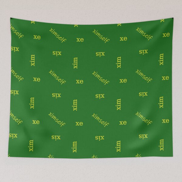 Item preview, Xe/Xim/Xis Green Pronouns designed and sold by Pyrolitheus.