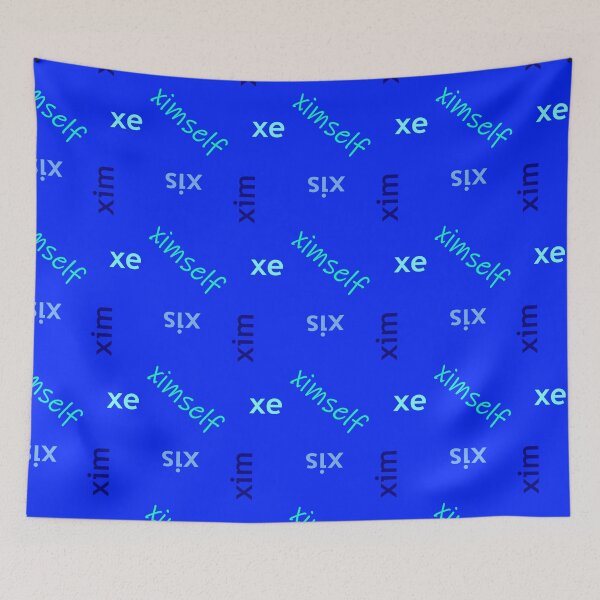 Item preview, Xe/Xim/Xis Blue Pronouns designed and sold by Pyrolitheus.