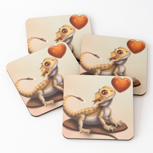 Item preview, Baby Bearded Dragon Loves Me (V2) designed and sold by Lilieae.