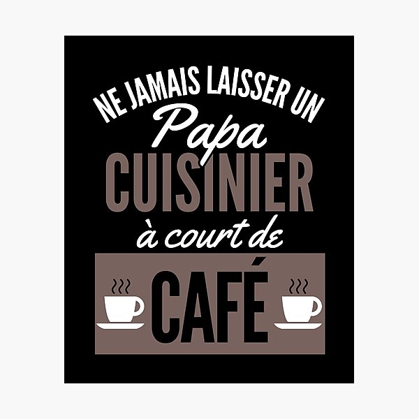 Item preview, Gift Humor Dad Cook Coffee designed and sold by RomualdGR.