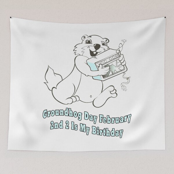 Item preview, Groundhog Day February 2nd 2 Is My Birthday  designed and sold by Soudesign99.