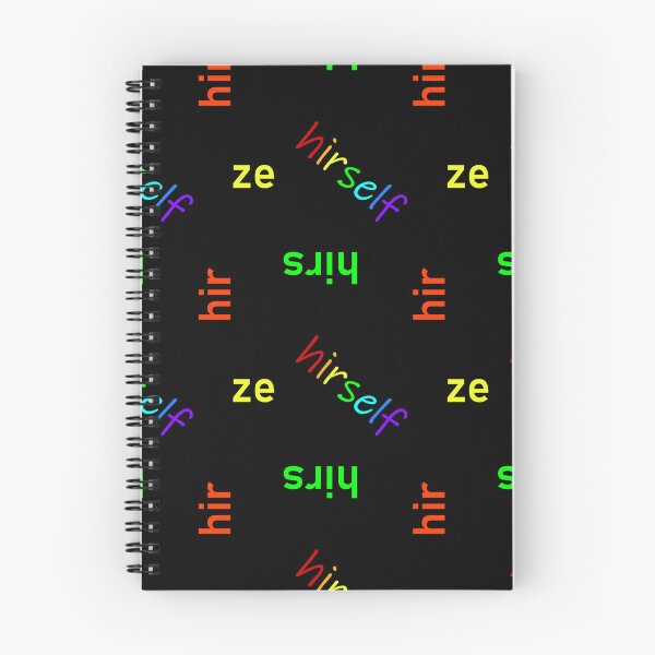 Item preview, Ze/Hir/Hirs Rainbow Pronouns designed and sold by Pyrolitheus.