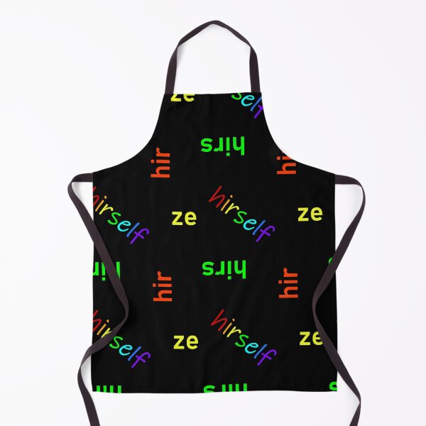 Item preview, Ze/Hir/Hirs Rainbow Pronouns designed and sold by Pyrolitheus.