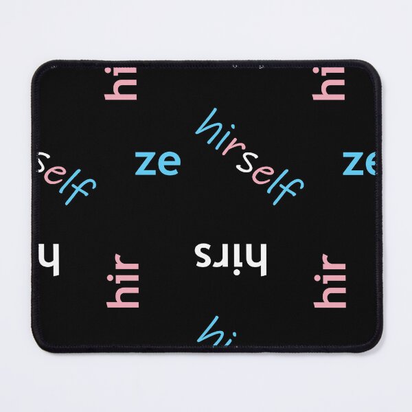 Item preview, Ze/Hir/Hirs Trans Pride Flag Pronouns designed and sold by Pyrolitheus.