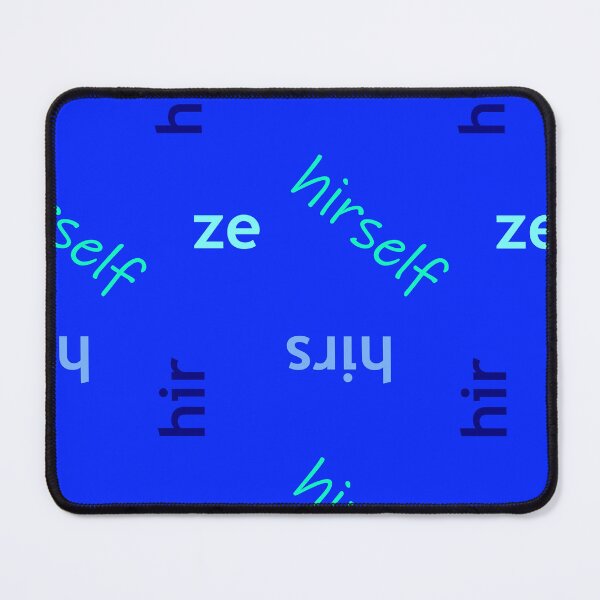 Item preview, Ze/Hir/Hirs Blue Pronouns designed and sold by Pyrolitheus.