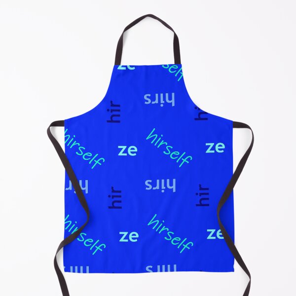 Item preview, Ze/Hir/Hirs Blue Pronouns designed and sold by Pyrolitheus.