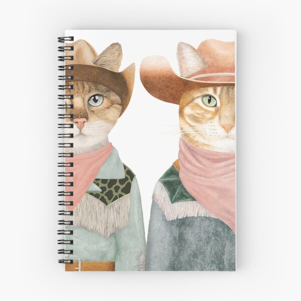 Aperçu de l'œuvre Cowboys au chat roux créée et vendue par AnimalCrew.