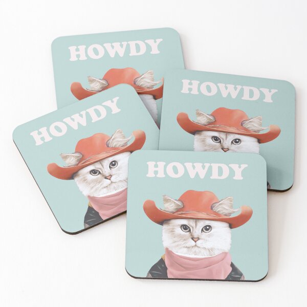 Item preview, HOWDY RODEO CAT designed and sold by AnimalCrew.