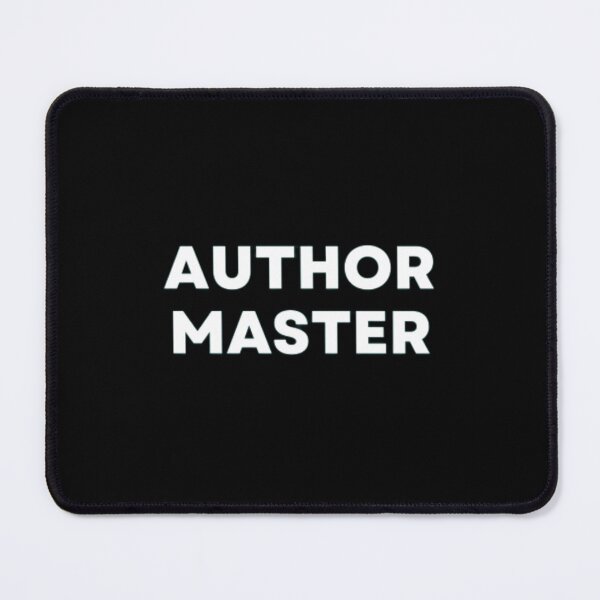 Item preview, Author Master designed and sold by MuzamilAhmed.