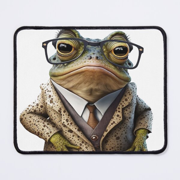 Item preview, Studious Toad with glasses (of course) designed and sold by VanKlin.