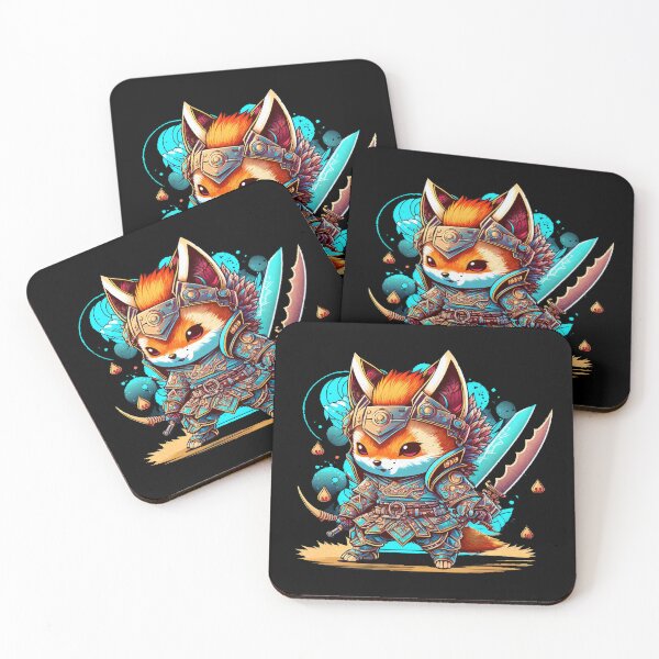 Item preview, Chibi Furry Samurai Fox designed and sold by Stickapom.