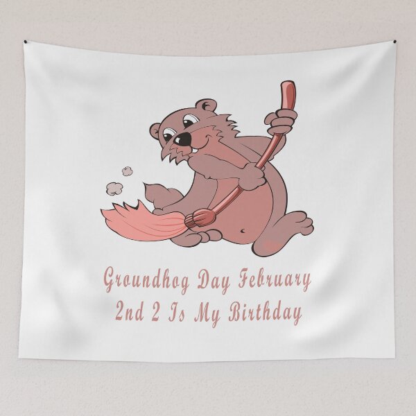 Item preview, Groundhog Day February 2nd 2 Is My Birthday  designed and sold by Soudesign99.