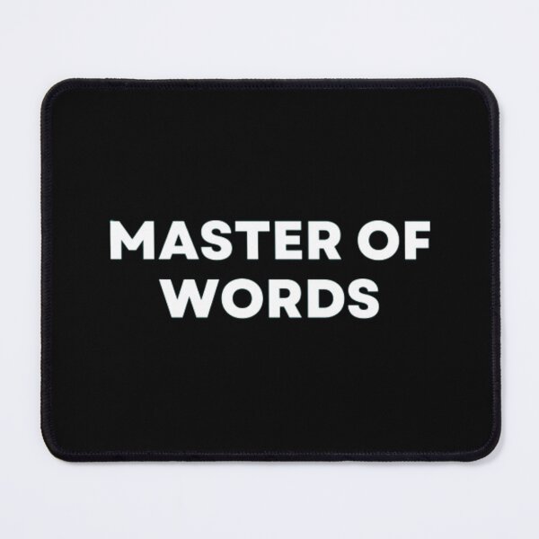 Item preview, Master Of Words designed and sold by MuzamilAhmed.