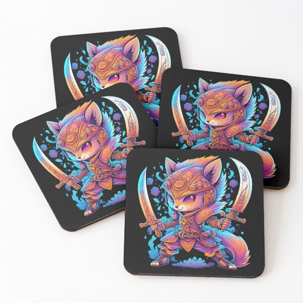 Item preview, Chibi Furry Samurai Fox designed and sold by Stickapom.