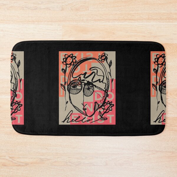 Item preview, Hello Darlin Abstract Face with Glasses and Flowers Line Art I Do Not Exist Design designed and sold by SleepingInCo.