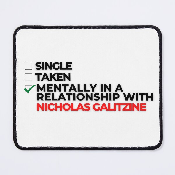 Item preview, Mentally In A Relationship With Nicholas Galitzine designed and sold by Itsheartshop.