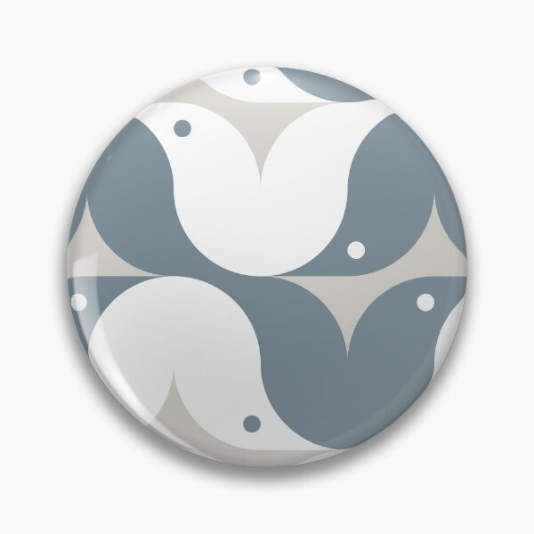 Item preview, Geometric Pattern: Quarter Circle Raven: Bluestone designed and sold by Red Wolf.