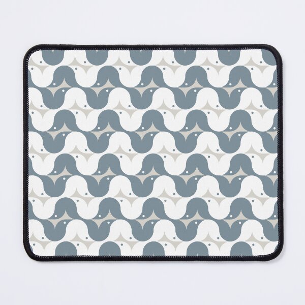 Item preview, Geometric Pattern: Quarter Circle Raven: Bluestone designed and sold by Red Wolf.