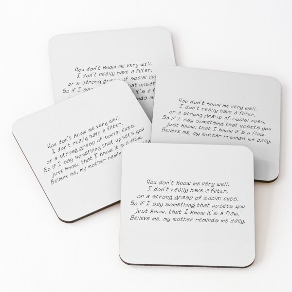 Item preview, No filter or strong grasp of social cues designed and sold by I Am Skye With An E.