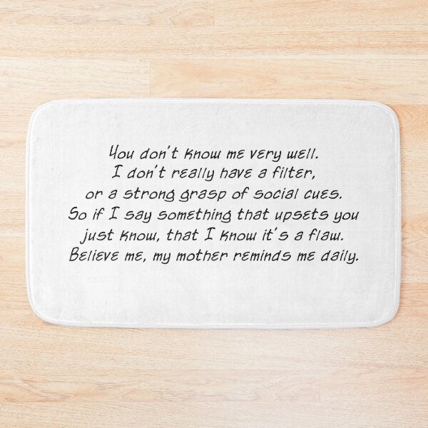 Item preview, No filter or strong grasp of social cues designed and sold by I Am Skye With An E.