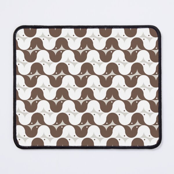 Item preview, Geometric Pattern: Quarter Circle Raven: Brownstone designed and sold by Red Wolf.