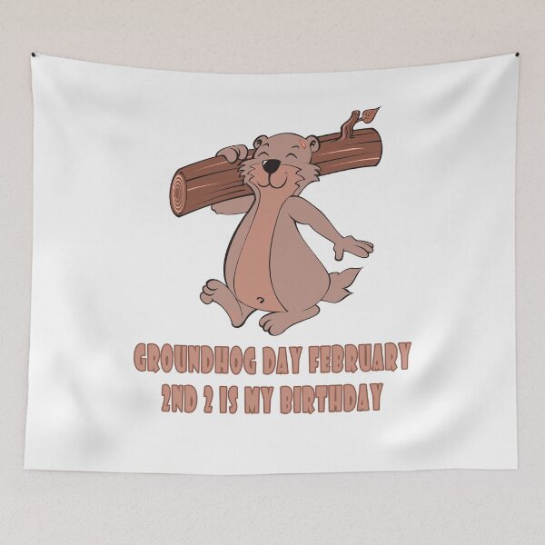 Item preview, Groundhog Day February 2nd 2 Is My Birthday  designed and sold by Soudesign99.