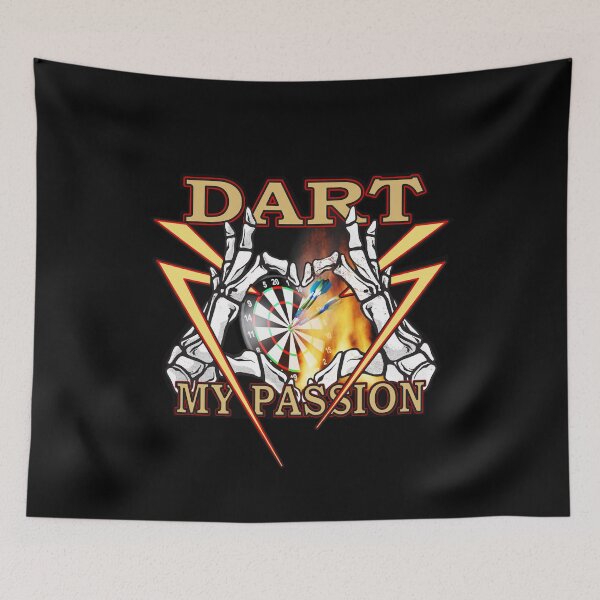 Item preview, Dart my passion, skeleton, skeleton hands, dart design dart players, darts designed and sold by ChrUzDesigner.