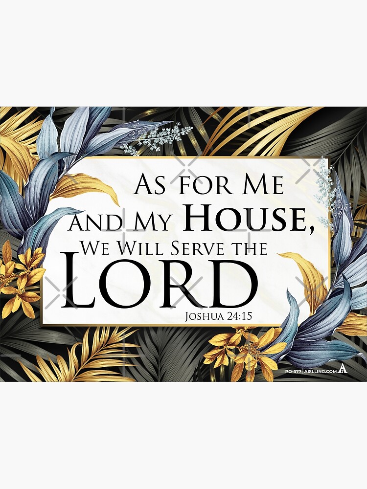We will serve the Lord V2 {Cushion Cover} We will serve the Lord V2 {Cushion Cover}